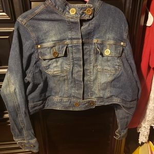 Blue jean half jacket size 2x